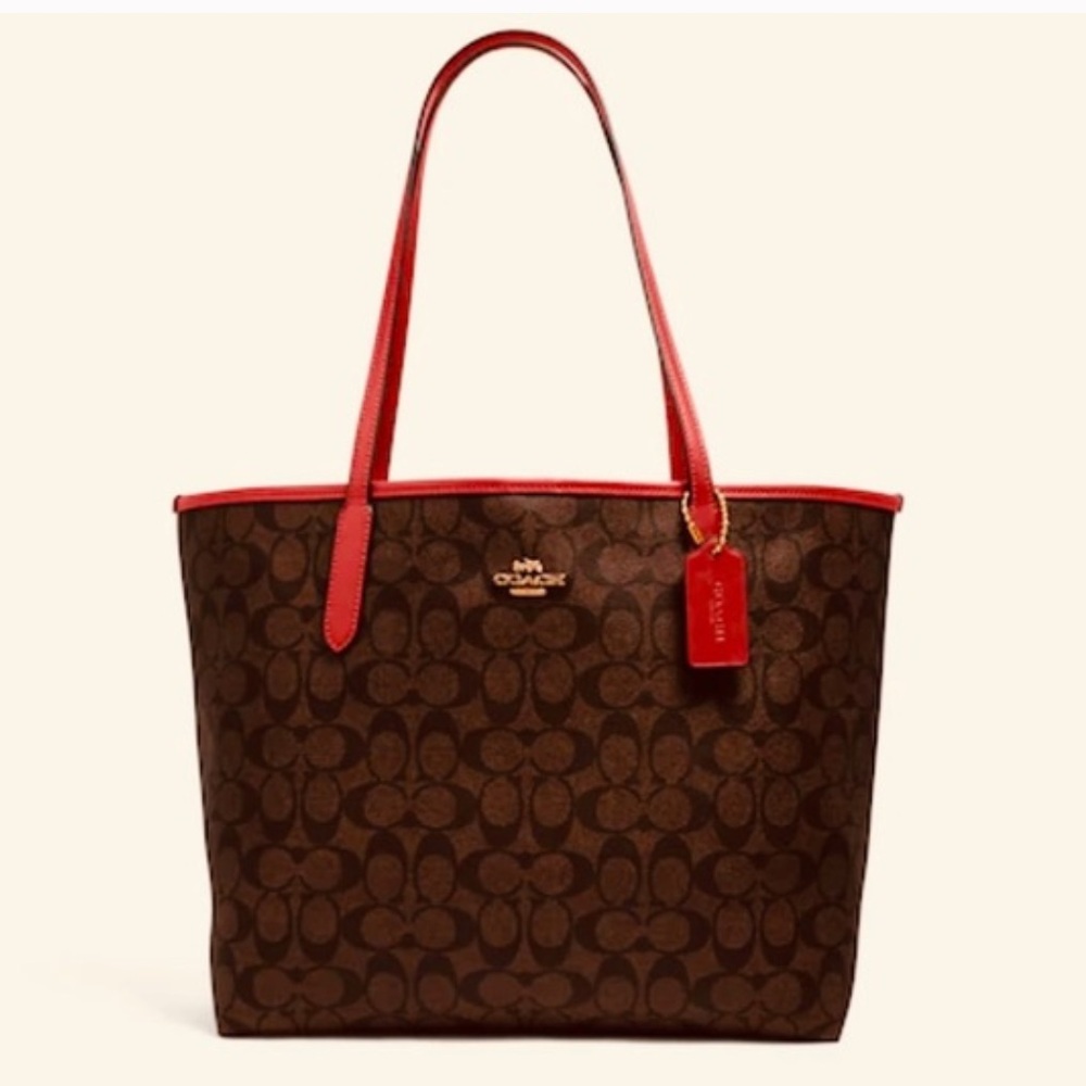Authentic Fully Reversible Coach Tote